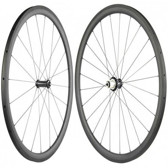 carbon 700C tubular wheels cycling